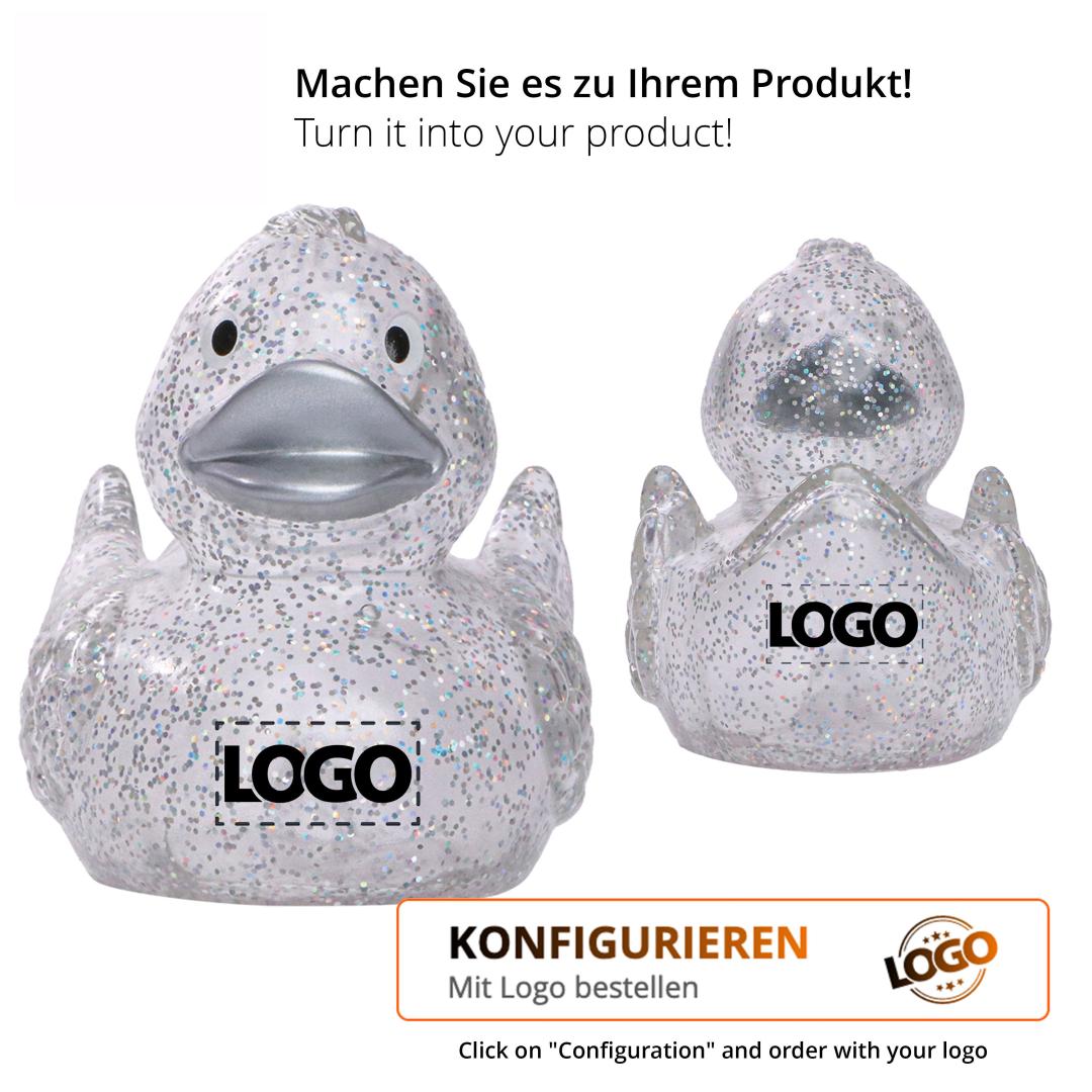 M131004 Glitter/silver - Rubber Duck Wings - mbw